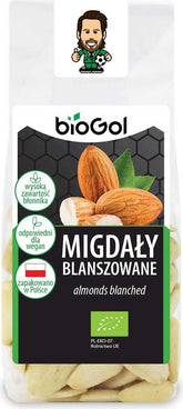 Geblancheerde amandelen BIO 100 g - BIOGOL